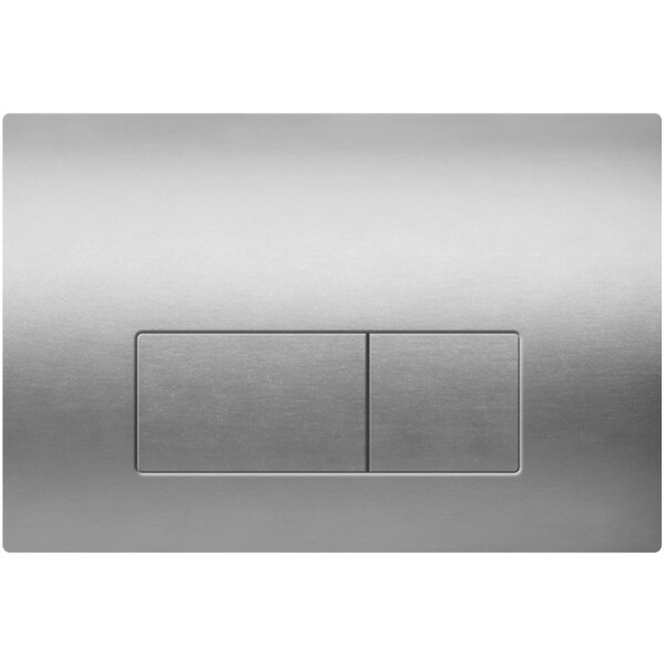 CERANO - Ovládací tlačítko splachování Modulo k WC modulu Basic - ABS - stříbrná CER-670828