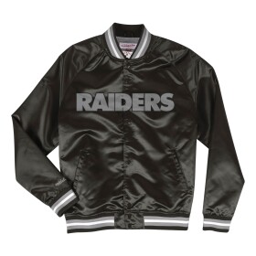 Mitchell & Ness Pánská bunda Las Vegas Raiders NFL Lightweight Satin Velikost: S