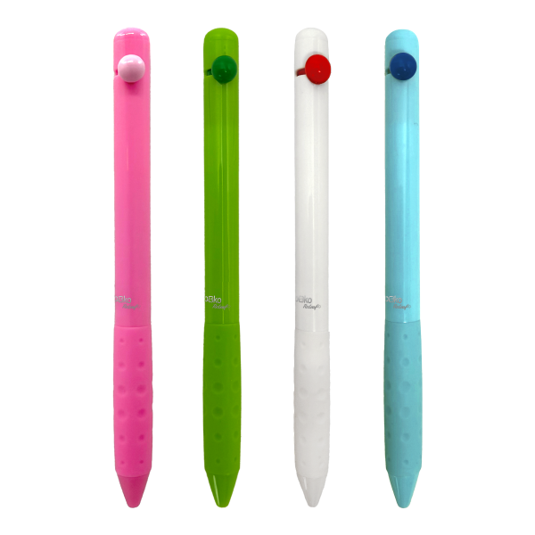 Spoko ReLeaf kuličkové pero - Bubbles, Easy ink, modrá náplň, displej, mix barev - 36ks