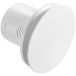 CERANO - Koupelnový axiální kulatý ventilátor s časovým doběhem - 12W, potrubí 100mm - bílá lesklá CER-978806
