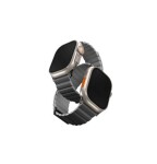 UNIQ Revix Premium Edition Reversible Magnetic řemínek pro Apple Watch 49 45 44 42 mm - CHARCOAL (šedá) (8886463684283)