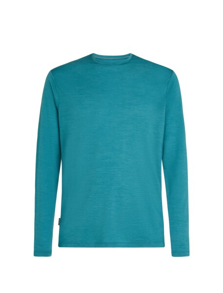 ICEBREAKER Mens 125 Cool-Lite Sphere III LS Tee, Topaz (vzorek) velikost: M