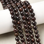 Přírodní granát - ∅ 6 mm - 1 ks