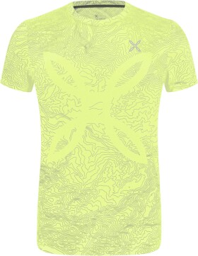 MONTURA Topographic Sublime T-Shirt, Sunny Lime/Sage Green velikost: M