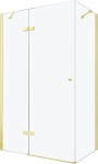 MEXEN/S - ROMA sprchový kout 120x100, transparent, zlatá 854-120-100-50-00
