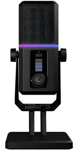 Rampage Cyclone RGB černá / Stolní mikrofon / USB-C (RA-MP75)