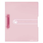 Pořadač PP Herlitz easy orga A4/4cm, dvoukroužkový - transparentní rose