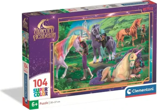 CLEMENTONI Puzzle Jednorožčí akademie: Objetí