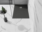 MEXEN - Stone+ sprchová vanička obdélníková 110x80, antracit 44718011
