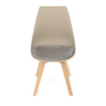 Židle jídelní, cappuccino plast, CT-X7055 CAP