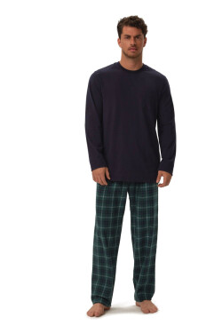 Pánské pyžamo 41913 Herb dark blue - HENDERSON tmavě modrá XXL