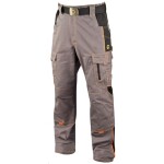 Montérkové kalhoty VISION H9120 pasové 190 cm šedo-oranžové 54 šedo-oranžové