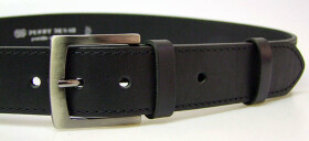 PENNY BELTS 25-1-60 Pánský kožený opasek černý 110cm