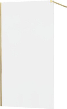 MEXEN - KIOTO Sprchová zástěna WALK-IN 70x200 cm 8 mm, zlatá, matné sklo 800-070-101-50-30