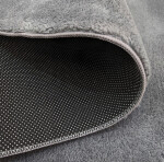 DumDekorace Moderní šedý jednobarevný koberec s protiskluzovou úpravou ETA4 Šířka: 160 cm | Délka: 230 cm