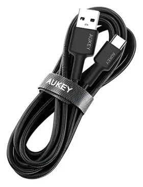 OEM CB-CA2 černá / Nabíjecí kabel / USB-C - USB-A / 60 W PD / 2 m / nylonový (CB-CA2 OEM)