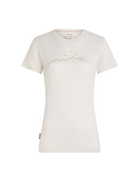 ICEBREAKER Wmns Merino 150 Tech Lite SS Tee Sparkling Sta, Ecru Heather (vzorek) velikost: S