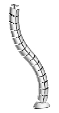 Equip Kabelový organizér pod stůl stříbrná / Organizér kabelů / Dvoukanálový / 730 mm / ABS (650862)