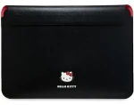 Hello Kitty PU Metal Logo pouzdro na 14" notebook černé / Pouzdro na notebook / PU kůže / Kovové logo (HKCS14PGHDLMK)