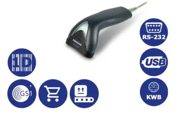 DATALOGIC Touch 65 Pro / snímač 1D čárových kódů / RS-232 / KBW / USB / šedá (TD1130-BK-65)