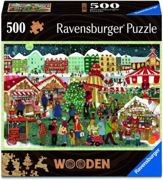Ravensburger Dřevěné puzzle Kouzlo Vánoc