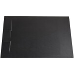 CERANO - Sprchová vanička obdélníková Enzo - SMC/minerální kompozit - strukturovaná černá matná - 120x90x3 CER-666088