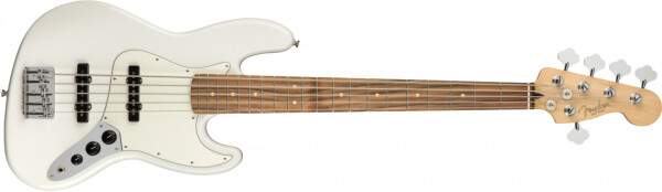 Fender Player Jazz Bass V Polar White Pau Ferro