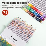 Marco, 7120, MARCO Raffiné, sada akvarelových pastelek, 72 ks