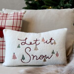 Chic Antique Povlak na polštář Let It Snow 35 x 50 cm, multi barva, textil