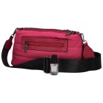 Trendy dámská textilní crossbody kabelka Faria, fuchsiová