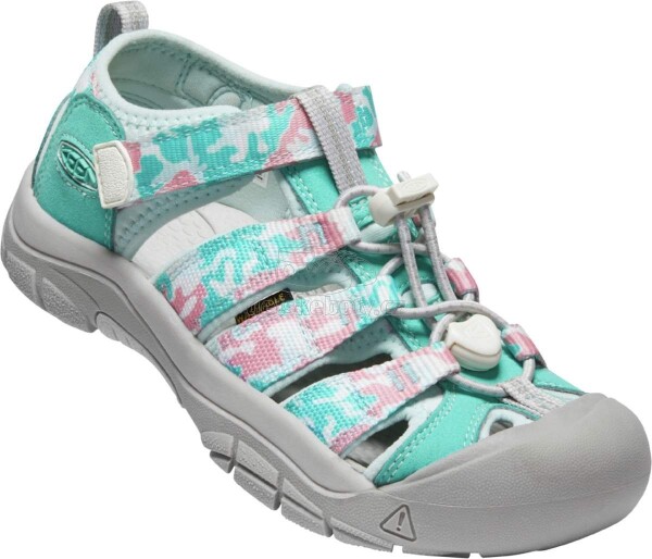 Dětské sandály Keen NEWPORT H2 YOUTH camo/pink icing Velikost: 32-33