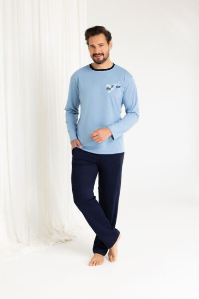 Pyžamo Regina 484 délka/r 2XL-3XL Z25/26 pánské lehká melanž XXL