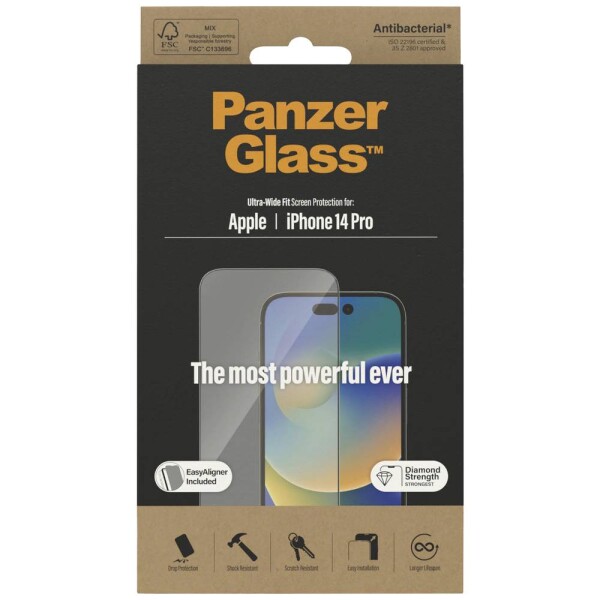 PanzerGlass Ochranné sklo pro Apple iPhone 14 pro (2784)