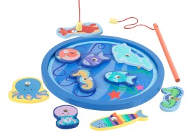 Orange Tree Toys Dřevěná magnetická hra - Rybolov (13ks)