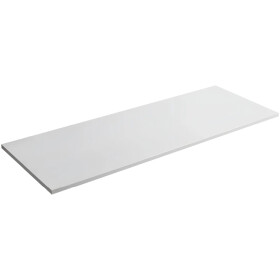 CERANO - Koupelnová deska z litého mramoru Elanys - bílá matná - 140x1,2x46 CER-662041