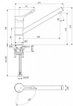 IDEAL STANDARD - Ceralook Dřezová baterie, BlueStart, ušlechtilá ocel BC295GN