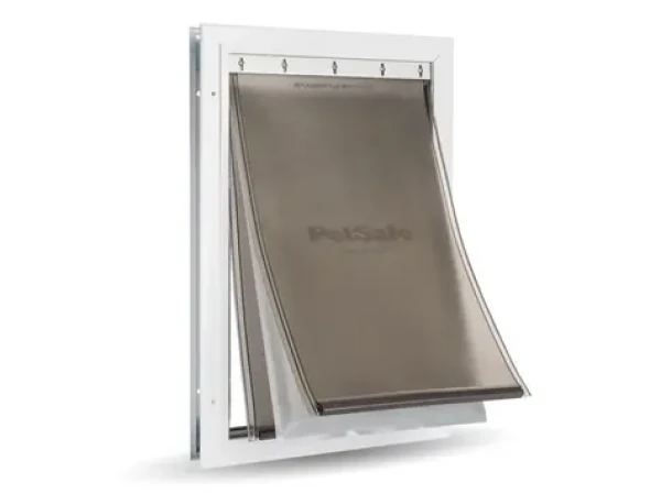 PetSafe Extreme Weather XL hliníková / Dvířka / 689x413 mm / otvor: 641 x 365 mm / šířka ramen: 349mm / max. 100kg (BG-ZPA19-16855)