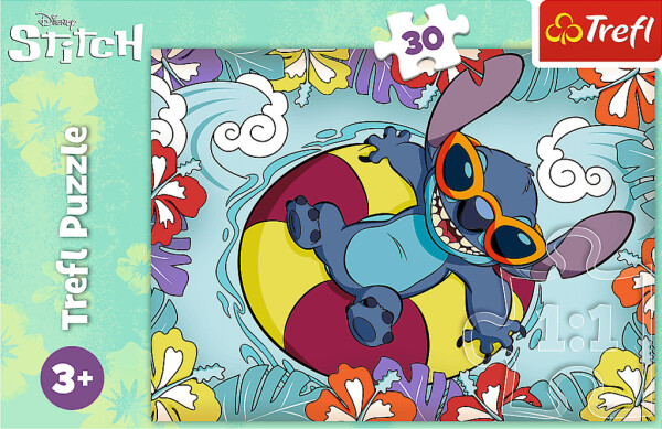 Puzzle Lilo &amp; Stitch: Na prázdninách 30 dílků