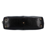 Kožená kabelka Rachel, černa