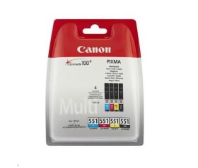 Canon CARTRIDGE CLI-571XL C/M/Y/BK PHOTO VALUE Multi-Pack pro PIXMA MG575x, MG6850x, MG775x, TS6052 (645 str.) EDF_1050610