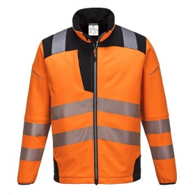Bunda HiVis T402 reflexní Softshell Vision oranžovo-černá S oranžovo-černá