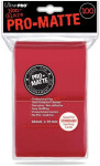 Obaly na karty Ultra Pro Pro-Matte Red 2x50 ks