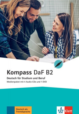 Kompass DaF 2 (B2) - Medienpaket (4Audio CD + DVD) - Birgit Braun