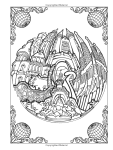 Creative Haven Circular Cities, antistresové omalovánky, David Bodo