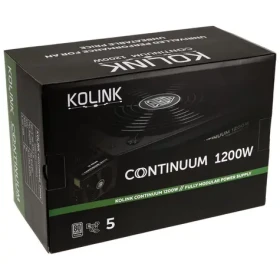 Kolink Continuum 80 PLUS Platinum 1200W černá / ATX / 1200W / 80PLUS Platinum / Aktivní PFC / modulární (KL-C1200PL-B)