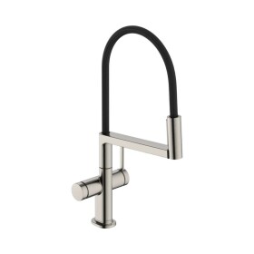 HANSGROHE - Talis Select M54 PowderSpray Dřezová baterie s flexibilním ramenem a sprškou, EcoSmart, vzhled nerezu 72861800