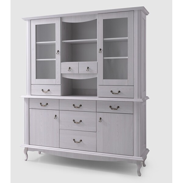 Velká vitrína Diana DA18 Barva korpusu: Dub - lefkas