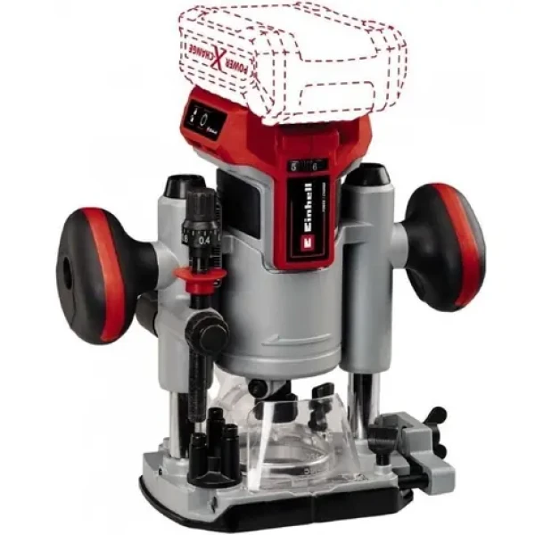 Einhell TP-RO 18 Set Li BL - Solo červená / Aku frézka / 18V / 10000-30000 ot/min / bez aku a nabíječky (4350410)