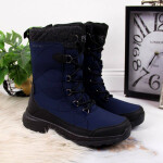 Dámské nepromokavé sněhové boty 2105 DK61B Tmavě modrá - DK tmavě modrá 40