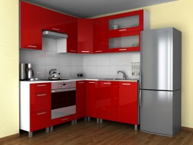 FRONTI Kuchyňská rohová linka GRETA reling 360/360
